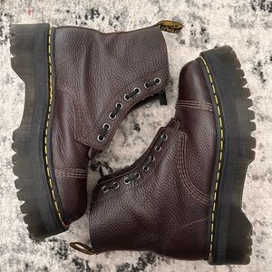 Sinclair Doc Martens (dark burgundy)